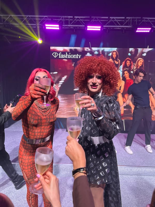 Drag performance event and board game night in Sofia