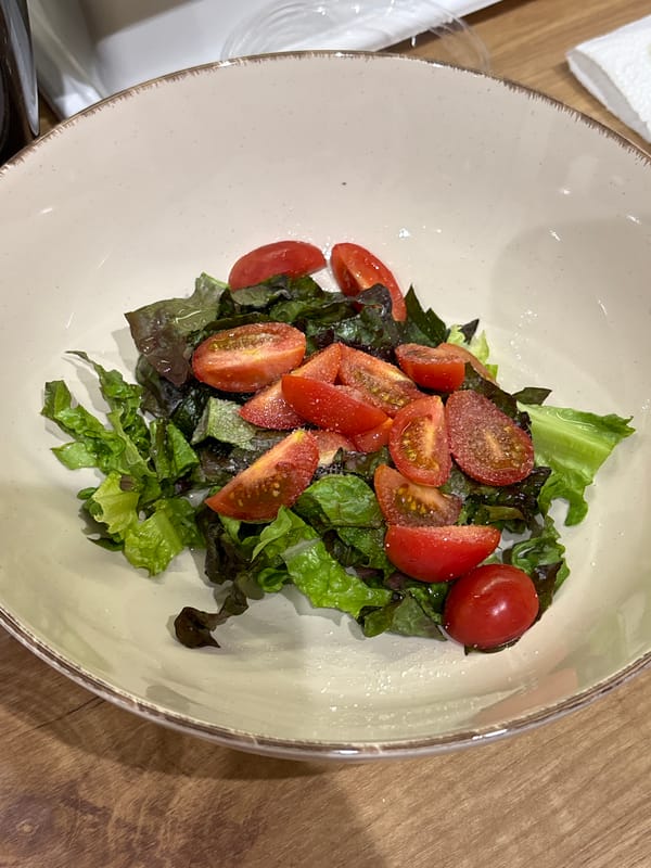 Sofia resident documents evening routine: salad, TV, exercise