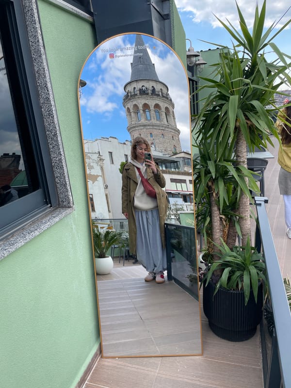 Tourist moments captured across historic Beyoğlu district, Istanbul