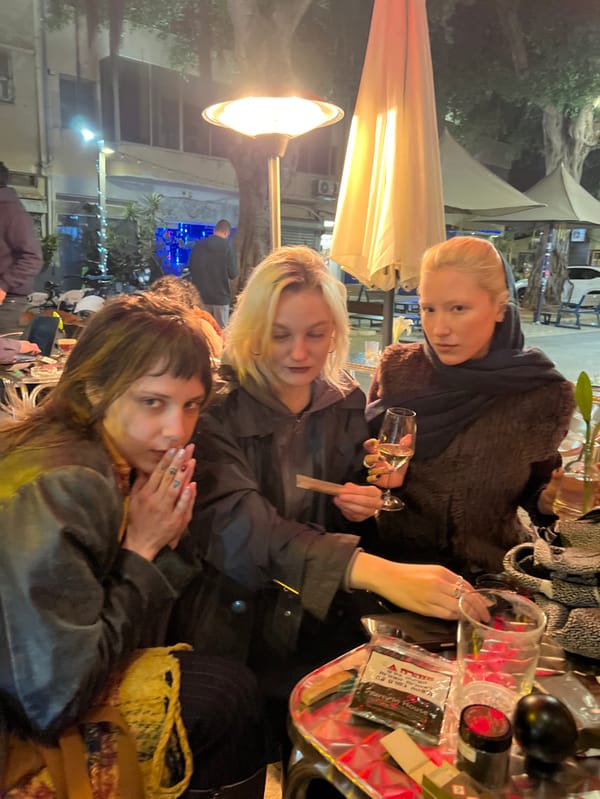 Evening snapshots captured across Tel-Aviv neighborhoods