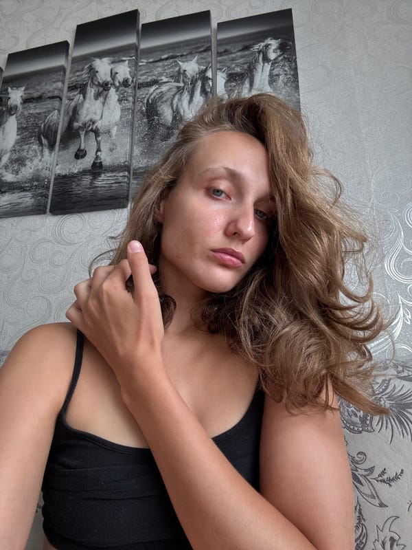 Casual indoor selfies from an apartment in Kuyeda, Russia