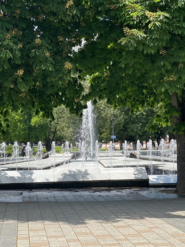 Woman documents personal day exploring Pleven, Bulgaria attractions and activities
