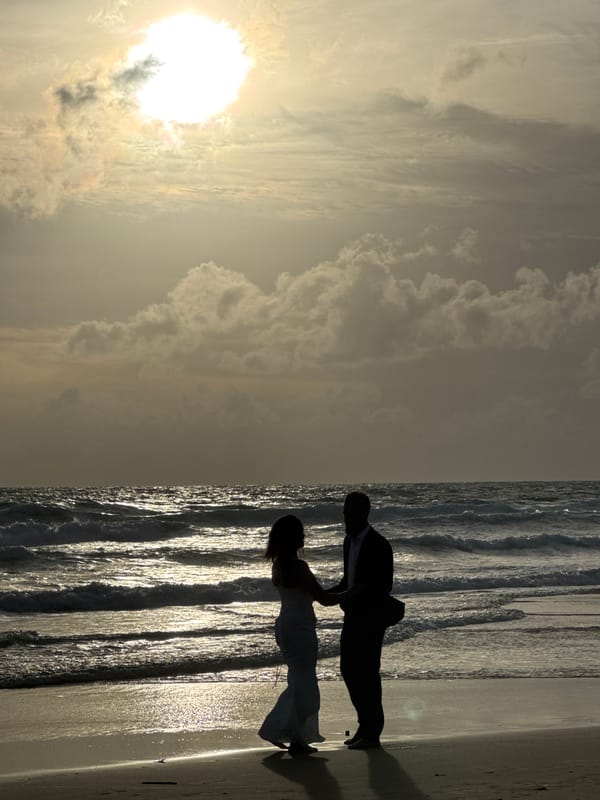 Karon Beach mixes everyday life with a beachside formal shoot
