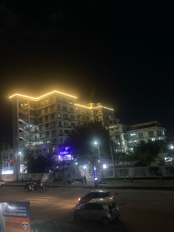 Evening scenes captured across Dar es Salaam's streets and university