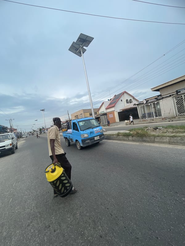 Street life documented in Ado, Nigeria during afternoon hours