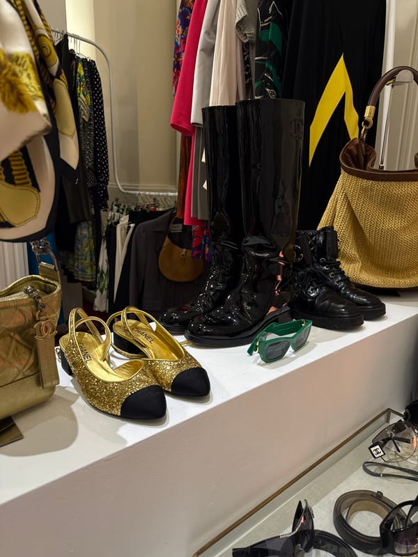 Mexico City resident organizes fashion accessories on closet shelf