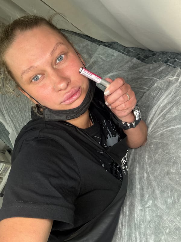 Beauty treatment session documented in Perm, Russia