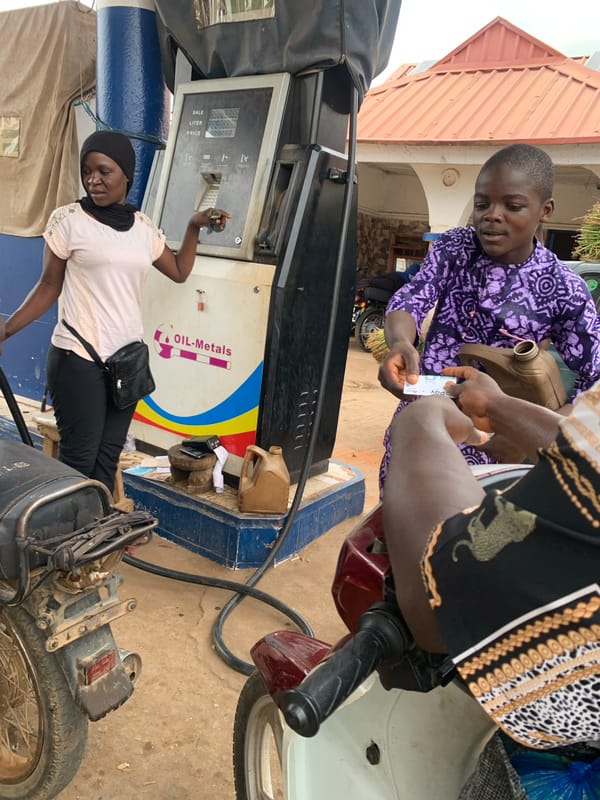 Ordinary street life documented in Akwanga, Nigeria morning scenes