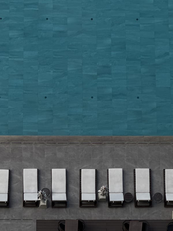 Bangkok rooftop pool views with city skyline and dining