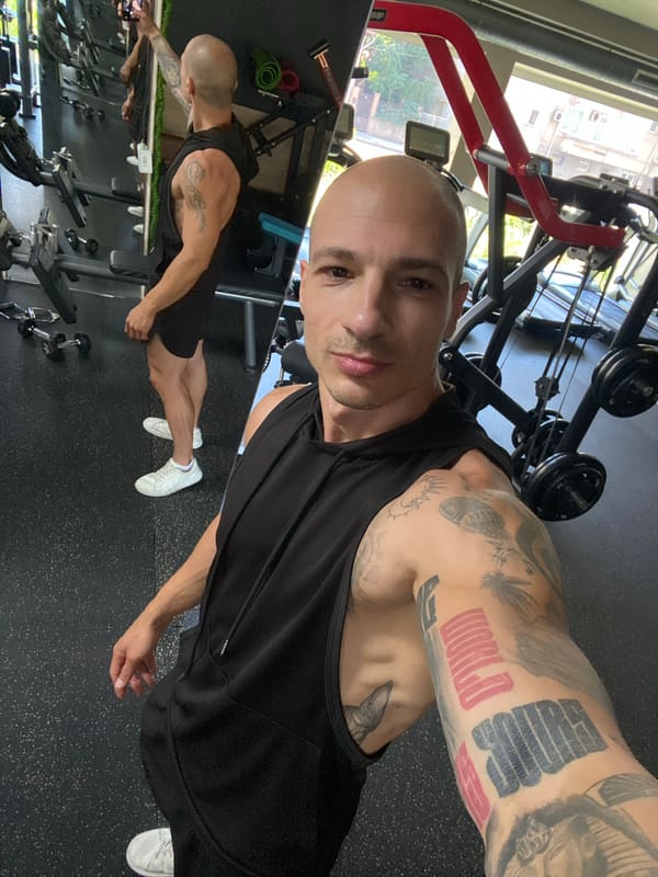 Gym and outdoor selfies from Pleven, Bulgaria