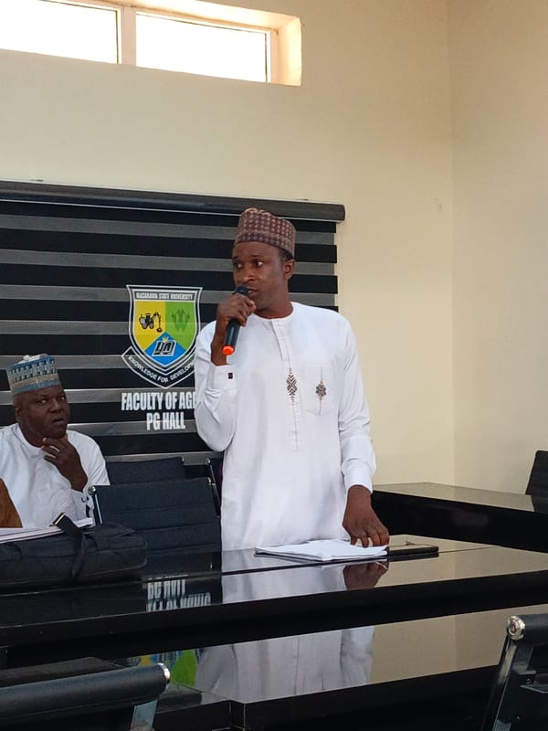Formal meeting with presentations held in Lafia, Nigeria