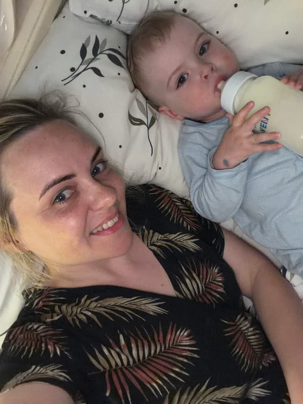 Domestic moments with mother, baby, and small dog in Votkinsk